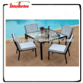 Restaurant Tische Stühle, Möbel Esstisch und Stuhl, Glas-Dinner-Set